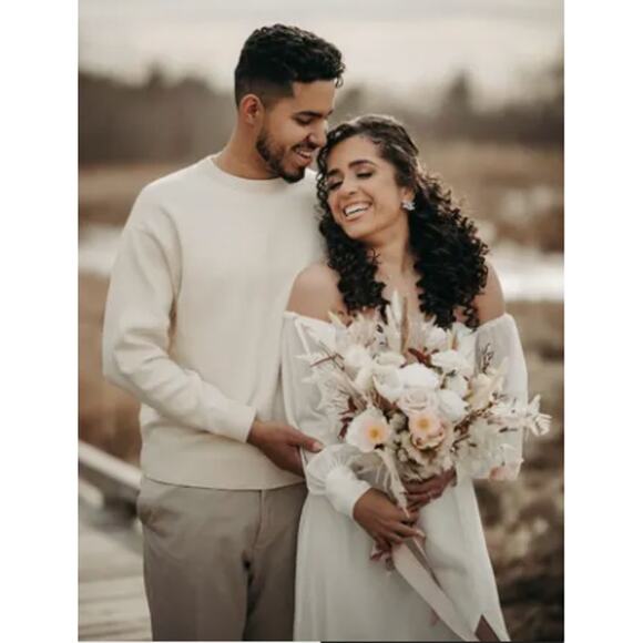 Lulus Feel the Romance White Off-the-Shoulder Maxi Dress Size S - Picture 13 of 14